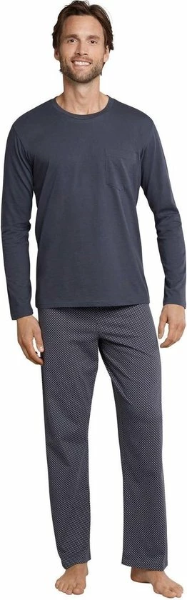 Top 10 β€οΈ Schiesser Heren Pyjama - Antraciet - Maat XXXL π 5 Top 10 β€οΈ Schiesser Heren Pyjama - Antraciet - Maat XXXL π - Afbeelding 3