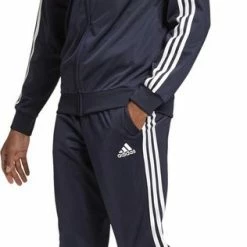 Promo โ๏ธ Adidas Trainingspak 3 Stripes - Volwassenen - Maat XL - Navy ๐