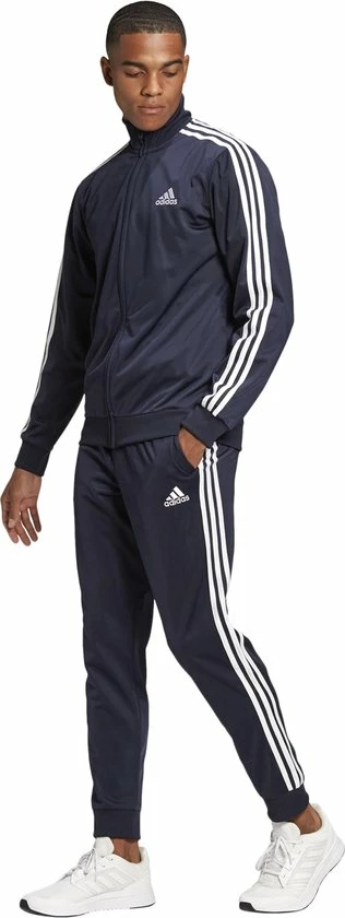 Promo βοΈ Adidas Trainingspak 3 Stripes - Volwassenen - Maat XL - Navy π 3 Promo βοΈ Adidas Trainingspak 3 Stripes - Volwassenen - Maat XL - Navy π