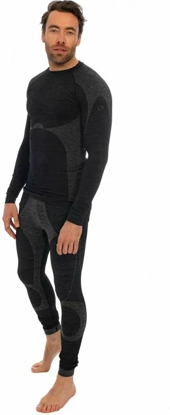 Beste deal 😀 HEAT KEEPER Heatkeeper Thermoset Heren Premium Techno - Thermoshirt Met Lange Mouwen En Legging - Zwart Melange - TOGwaarde 2.8 - Thermisch Isolerend 👚 Shirt En Legging - Maat XXL ❤️ 13 Beste deal 😀 HEAT KEEPER Heatkeeper Thermoset Heren Premium Techno - Thermoshirt Met Lange Mouwen En Legging - Zwart Melange - TOGwaarde 2.8 - Thermisch Isolerend 👚 Shirt En Legging - Maat XXL ❤️ - Afbeelding 11
