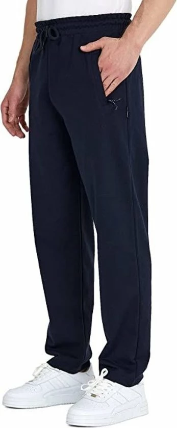 Korting 🔔 Comeor Joggingbroek Heren Met Rits - Blauw - L - Trainingsbroek Heren Met Rits - Lange Sportbroek 🔔 4 Korting 🔔 Comeor Joggingbroek Heren Met Rits - Blauw - L - Trainingsbroek Heren Met Rits - Lange Sportbroek 🔔 - Afbeelding 2