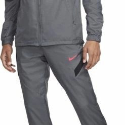 Beste Verkoop 🎁 Nike Paris Saint-Germain Strike Trainingspak - Maat S - Mannen - Grijs/zwart/rood 👍