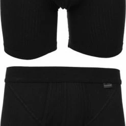 Gloednieuw 😍 Schiesser Autentic 2P Heren Boxershort - Zwart - Maat XL 🌟