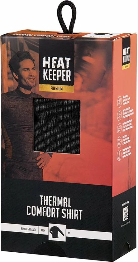 Beste deal 😀 HEAT KEEPER Heatkeeper Thermoset Heren Premium Techno - Thermoshirt Met Lange Mouwen En Legging - Zwart Melange - TOGwaarde 2.8 - Thermisch Isolerend 👚 Shirt En Legging - Maat XXL ❤️ 7 Beste deal 😀 HEAT KEEPER Heatkeeper Thermoset Heren Premium Techno - Thermoshirt Met Lange Mouwen En Legging - Zwart Melange - TOGwaarde 2.8 - Thermisch Isolerend 👚 Shirt En Legging - Maat XXL ❤️ - Afbeelding 5