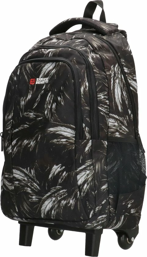 Beste deal β Enrico Benetti Trolleyrugzak - Rugzak Trolley - 2 Wielen - Zwart π― 4 Beste deal β Enrico Benetti Trolleyrugzak - Rugzak Trolley - 2 Wielen - Zwart π― - Afbeelding 2