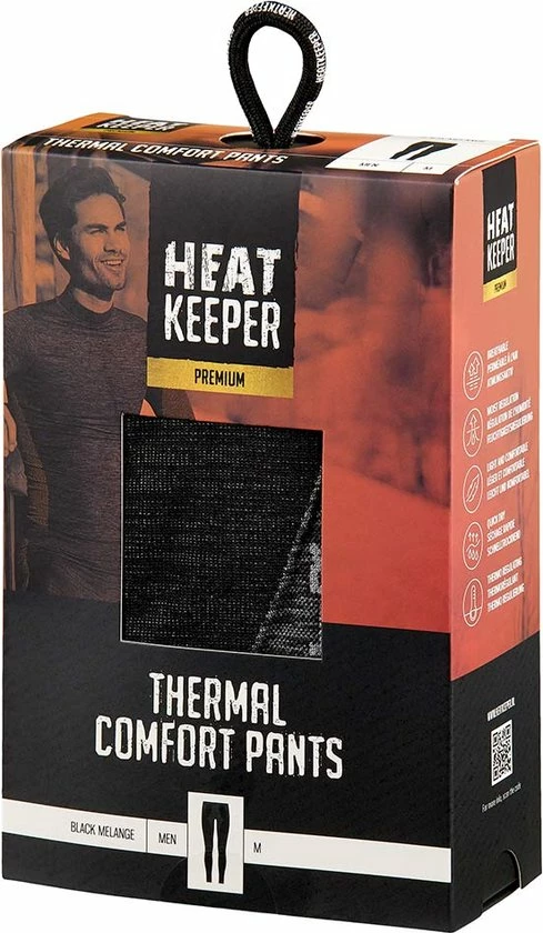 Beste deal 😀 HEAT KEEPER Heatkeeper Thermoset Heren Premium Techno - Thermoshirt Met Lange Mouwen En Legging - Zwart Melange - TOGwaarde 2.8 - Thermisch Isolerend 👚 Shirt En Legging - Maat XXL ❤️ 15 Beste deal 😀 HEAT KEEPER Heatkeeper Thermoset Heren Premium Techno - Thermoshirt Met Lange Mouwen En Legging - Zwart Melange - TOGwaarde 2.8 - Thermisch Isolerend 👚 Shirt En Legging - Maat XXL ❤️ - Afbeelding 13