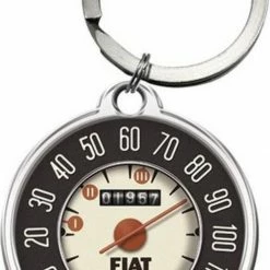 Goedkoop โจ Nostalgic Art Merchandising Fiat 500 - Tacho Sleutelhanger. ๐
