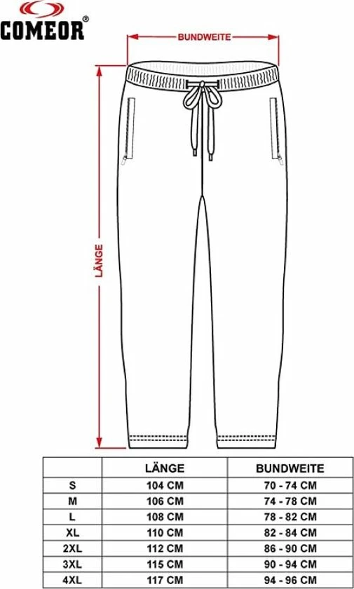 Korting 🔔 Comeor Joggingbroek Heren Met Rits - Blauw - L - Trainingsbroek Heren Met Rits - Lange Sportbroek 🔔 7 Korting 🔔 Comeor Joggingbroek Heren Met Rits - Blauw - L - Trainingsbroek Heren Met Rits - Lange Sportbroek 🔔 - Afbeelding 5