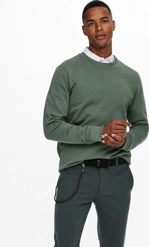 Gloednieuw 🛒 ONLY & SONS ONSCERES CREW NECK NOOS Heren Trui - Maat L 👍 13 Gloednieuw 🛒 ONLY & SONS ONSCERES CREW NECK NOOS Heren Trui - Maat L 👍 - Afbeelding 11