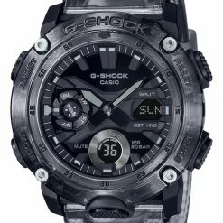 Goedkoop 🤩 Casio G-Shock GA-2000SKE-8AER Horloge - Kunststof - Grijs - 45 Mm ✨