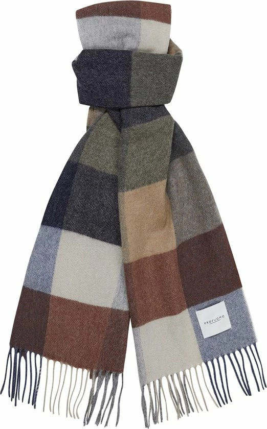 Goedkoop π Profuomo Sjaal Lamswol Roest Geruit π 3 Goedkoop π Profuomo Sjaal Lamswol Roest Geruit π