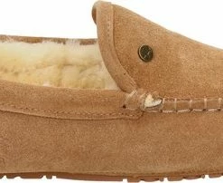 Gloednieuw 😀 Warmbat Earlwood Heren Sloffen - Cognac - Maat 45 👍