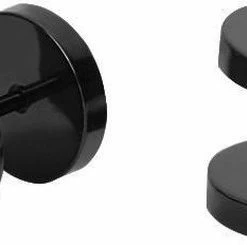 Goedkoopste ๐คฉ Joboly Zwarte Cirkel Ronde Oorbellen - Dames, Heren - Zwart ๐งจ