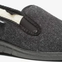 Korting 😍 Blenzo Heren Pantoffels - Grijs - Maat 44 ⌛