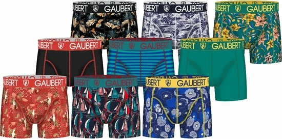 Aanbiedingen 😀 Gaubert - 9 -pack - Boxershorts Heren - Katoen Onderbroek Heren - Gekamd Katoen - Maat XL 😉 3 Aanbiedingen 😀 Gaubert - 9 -pack - Boxershorts Heren - Katoen Onderbroek Heren - Gekamd Katoen - Maat XL 😉