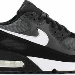 Begroting 😍 Nike Air Max 90 Heren 👟 Sneakers - Iron Grey/White-Dk Smoke Grey-Black - Maat 46 🤩