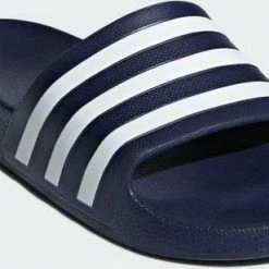 Beste deal ⌛ Adidas Adilette Aqua Heren Slippers - Dark Blue/Ftwr White/Dark Blue - Maat 40.5 🔔 -Nike shop 550x308 5