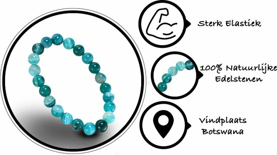 Coupon ๐ Bixorp Gems Malachietblauwe Botswana Agaat Edelstenen Armband - Gepolijste Edelsteen Kralenarmband - Cadeau Voor Kerst & Sinterklaas - Cadeau Voor Haar ๐ 10 Coupon ๐ Bixorp Gems Malachietblauwe Botswana Agaat Edelstenen Armband - Gepolijste Edelsteen Kralenarmband - Cadeau Voor Kerst & Sinterklaas - Cadeau Voor Haar ๐ - Afbeelding 8