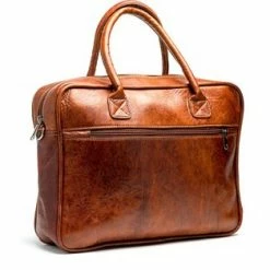 Goedkoopste ๐ Leren Laptoptas Cognac - Aktetas - 15,6 Inch - Studs & Stones ๐ฏ