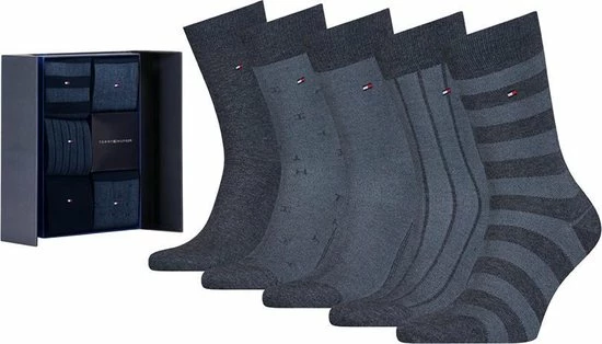 Beste Pirce β Tommy Hilfiger 5P GIFTBOX BIRDEYE Mannen Sokken - π Jeans - Maat 39/42 π 4 Beste Pirce β Tommy Hilfiger 5P GIFTBOX BIRDEYE Mannen Sokken - π Jeans - Maat 39/42 π - Afbeelding 2