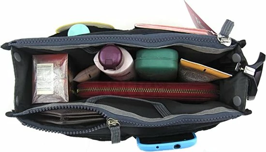 Beste Verkoop ๐ Merkloos Handtas Organizer - Bag In Bag - 11 Ruime Vakken - Zwart - 29 X 9 X 17 Cm - Tasorganizer ๐ 8 Beste Verkoop ๐ Merkloos Handtas Organizer - Bag In Bag - 11 Ruime Vakken - Zwart - 29 X 9 X 17 Cm - Tasorganizer ๐ - Afbeelding 6