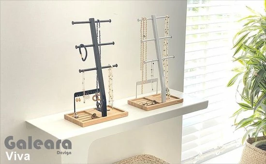 Aanbiedingen 🛒 Galeara Design Sieradenhouder Kettingen Ketting Opbergrek Sieraden - Sieradenrek Wit Halskettingen Armbanden Oorbellen Ringen Galeara Viva 🔥 10 Aanbiedingen 🛒 Galeara Design Sieradenhouder Kettingen Ketting Opbergrek Sieraden - Sieradenrek Wit Halskettingen Armbanden Oorbellen Ringen Galeara Viva 🔥 - Afbeelding 8