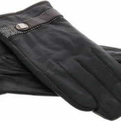 Aanbiedingen 🤩 IMoshion Echt Lederen Touchscreen Handschoenen Met Bandje - Maat XL 💯