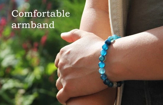 Coupon ๐ Bixorp Gems Malachietblauwe Botswana Agaat Edelstenen Armband - Gepolijste Edelsteen Kralenarmband - Cadeau Voor Kerst & Sinterklaas - Cadeau Voor Haar ๐ 6 Coupon ๐ Bixorp Gems Malachietblauwe Botswana Agaat Edelstenen Armband - Gepolijste Edelsteen Kralenarmband - Cadeau Voor Kerst & Sinterklaas - Cadeau Voor Haar ๐ - Afbeelding 4