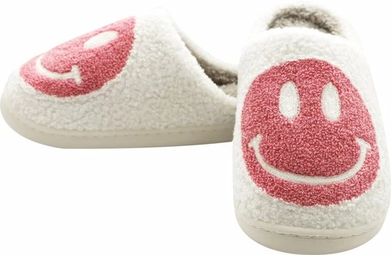 Beste deal ๐ Budino Smiley Pantoffels - Smiley Sloffen - Pantoffels - Sloffen - Dames En Heren - Wit Roze - Maat 37/38 ๐ 5 Beste deal ๐ Budino Smiley Pantoffels - Smiley Sloffen - Pantoffels - Sloffen - Dames En Heren - Wit Roze - Maat 37/38 ๐ - Afbeelding 3