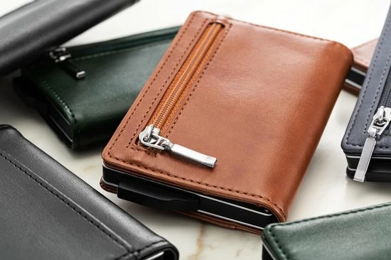 Coupon 🎉 Saetti Portemonnee Met Rits Luxe Pasjeshouder Kaarthouder - Bruin - Echt Leer 🤩 8 Coupon 🎉 Saetti Portemonnee Met Rits Luxe Pasjeshouder Kaarthouder - Bruin - Echt Leer 🤩 - Afbeelding 7