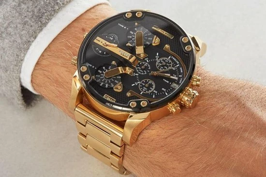 Begroting ❤️ Diesel Mr Daddy 2.0 DZ7333 Herenhorloge 57 Mm - Goudkleurig ✨ 20 Begroting ❤️ Diesel Mr Daddy 2.0 DZ7333 Herenhorloge 57 Mm - Goudkleurig ✨ - Afbeelding 18