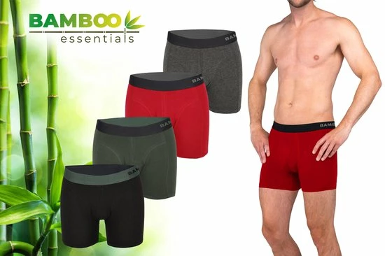 Goedkoop π Bamboo Essentials - Boxershort Heren - Bamboe - 4 Stuks - Assorted - L - Ondergoed Heren - Heren Ondergoed - Boxer - Bamboe Boxershorts Voor Mannen 𧨠3 Goedkoop π Bamboo Essentials - Boxershort Heren - Bamboe - 4 Stuks - Assorted - L - Ondergoed Heren - Heren Ondergoed - Boxer - Bamboe Boxershorts Voor Mannen π§¨