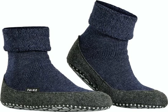 Goedkoop ❤️ FALKE Cosyshoe Slofsokken Comfortabel Warm Winter Antislip Ondoorzichtig Zacht Mid-rise Met Vilten Zool Zonder Motief Met Noppen Merinowol Blauw Heren Sokken - Maat 37-38 🌟 5 Goedkoop ❤️ FALKE Cosyshoe Slofsokken Comfortabel Warm Winter Antislip Ondoorzichtig Zacht Mid-rise Met Vilten Zool Zonder Motief Met Noppen Merinowol Blauw Heren Sokken - Maat 37-38 🌟 - Afbeelding 3