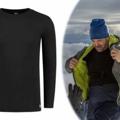 Uitgang ๐ฅฐ Therma -Tec Thermo Ondergoed Heren - Thermo ๐ Shirt Heren - Zwart - M ๐