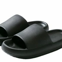 Flash-uitverkoop ๐ Geweo - Badslippers - EVA Slippers Heren Dames - Pillow Slides - Kerstmis - Kerstfeest - ๐ Christmas Gift - Unisex - Verdikte - Antislip - Lichtgewicht - Zwart - Maat 40/41 โค๏ธ