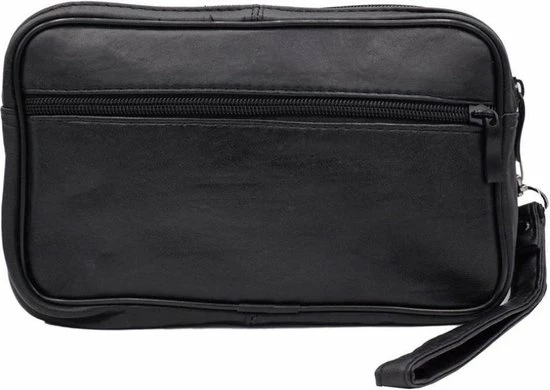 Groothandel π THL Design - Polstas Heren - Polstasje Heren Leer - Toilettas - 4 Vakken - Echt Leer Zwart π₯° 5 Groothandel π THL Design - Polstas Heren - Polstasje Heren Leer - Toilettas - 4 Vakken - Echt Leer Zwart π₯° - Afbeelding 3