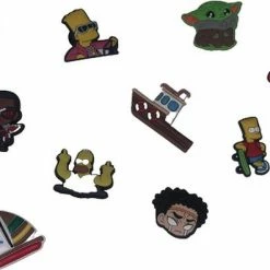 Beste deal ⭐ Merkloos Charms Voor Crocs - Jibbitz - Crocs Jibbitz - Crocs Pins - 10 Willekeurige Pins - Jongens ⌛