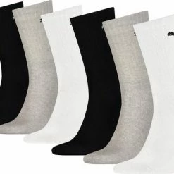 Goedkoop 🛒 Puma Crew Unisex Sokken - 6-pack - Maat 43/46 💯