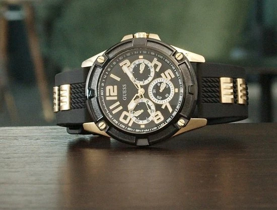 Promo 😉 Guess ⌚ Watches DELTA GW0051G2 Heren Horloge 46 Mm - Zwart ❤️ 8 Promo 😉 Guess ⌚ Watches DELTA GW0051G2 Heren Horloge 46 Mm - Zwart ❤️ - Afbeelding 6