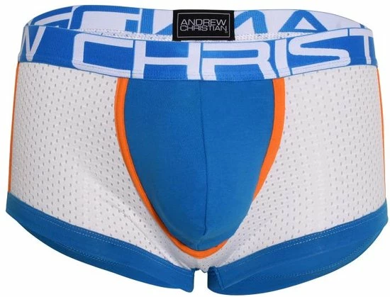 Beste deal 😀 Andrew Christian SHOW-IT Sports Mesh Boxer Electric Blue/White - MAAT L - Heren Ondergoed - Boxershort Voor Man - Mannen Boxershort ❤️ 3 Beste deal 😀 Andrew Christian SHOW-IT Sports Mesh Boxer Electric Blue/White - MAAT L - Heren Ondergoed - Boxershort Voor Man - Mannen Boxershort ❤️