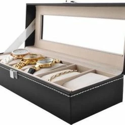 Begroting 😍 Merkloos Luxe Horlogedoos Met Kussentjes - Horloge-Opbergbox Houder Kist - Opbergkist Heren/Dames - Zwart Leer - 6 Horloges Compartimenten 💯 16 Begroting 😍 Merkloos Luxe Horlogedoos Met Kussentjes - Horloge-Opbergbox Houder Kist - Opbergkist Heren/Dames - Zwart Leer - 6 Horloges Compartimenten 💯 -Nike shop 550x426 3