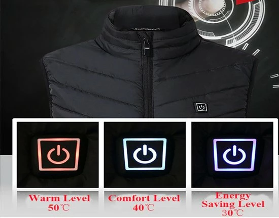 Nieuw โจ Govic Verwarmde Bodywarmer MET POWERBANK 20000mah - Verwarmd Vest - Warmte Vest - Elektrisch Verwarmd Vest - Verwarmde Kleding - Verwarmde Jas - Thermo Vest - M ๐ฏ 6 Nieuw โจ Govic Verwarmde Bodywarmer MET POWERBANK 20000mah - Verwarmd Vest - Warmte Vest - Elektrisch Verwarmd Vest - Verwarmde Kleding - Verwarmde Jas - Thermo Vest - M ๐ฏ - Afbeelding 4