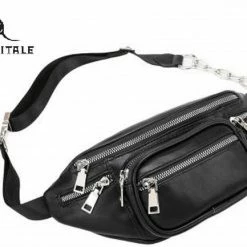 Top 10 🎁 San Vitale - Heuptas - Schoudertas - Fanny Pack Met Riem/schouderband - Vegan Leer - Zwart 👍 -Nike shop 550x433 5