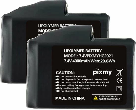 Kopen β¨ PIXMY - 2 Oplaadbare Batterijen 7.4v 4000mAh -Scooter Handschoenen - Waterdichte Handschoenen π₯° 3 Kopen β¨ PIXMY - 2 Oplaadbare Batterijen 7.4v 4000mAh -Scooter Handschoenen - Waterdichte Handschoenen π₯°