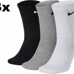 Begroting โค๏ธ 3x 3-Pack Nike Everyday Sokken Unisex - Maat 38-42 - 9 Paar Sokken ๐