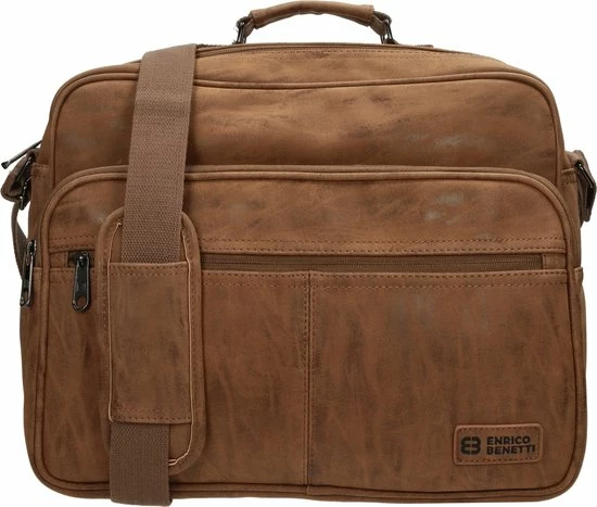 Hete verkoop 😉 Enrico Benetti Rotterdam 66621 Laptoptas Met 15" Laptopvak / Reportertas - Camel ✔️ 3 Hete verkoop 😉 Enrico Benetti Rotterdam 66621 Laptoptas Met 15" Laptopvak / Reportertas - Camel ✔️