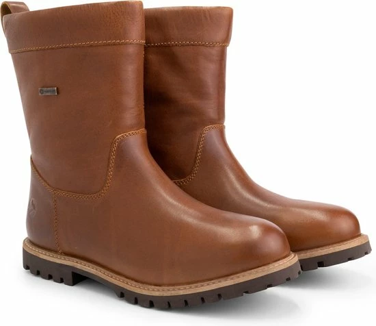 Beste Verkoop ✔️ Travelin' Alta Heren Outdoorlaarzen - Waterdicht En Gevoerde Wandellaars - Cognac Bruin Leer - Maat 43 🥰 4 Beste Verkoop ✔️ Travelin' Alta Heren Outdoorlaarzen - Waterdicht En Gevoerde Wandellaars - Cognac Bruin Leer - Maat 43 🥰 - Afbeelding 2