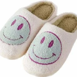 Kopen ⭐ The Smiley Shop Unisex Sloffen - Blauw En Paars - Maat 39/40 🌟