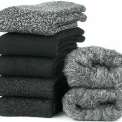 Kopen ❤️ GoWith - Wollen Sokken - Noorse Sokken - 1 Paar - Warme Sokken - Huis Sokken - Winter Sokken - Heren Sokken - Sokken Dames - Harige Sokken - Kleur Zwart - Maat 43-46 🛒 -Nike shop 550x485