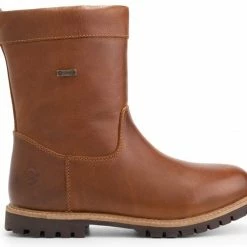 Beste Verkoop ✔️ Travelin' Alta Heren Outdoorlaarzen - Waterdicht En Gevoerde Wandellaars - Cognac Bruin Leer - Maat 43 🥰